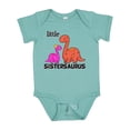 thumbnail image 1 of Inktastic Little Sistersaurus Girls Baby Bodysuit, 1 of 5