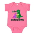 thumbnail image 1 of Inktastic Little Sistersaurus Girls Baby Bodysuit, 1 of 5