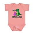 thumbnail image 1 of Inktastic Little Sistersaurus Girls Baby Bodysuit, 1 of 5