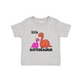 thumbnail image 1 of Inktastic Little Sistersaurus Girls Baby T-Shirt, 1 of 5