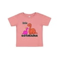 thumbnail image 1 of Inktastic Little Sistersaurus Girls Baby T-Shirt, 1 of 5