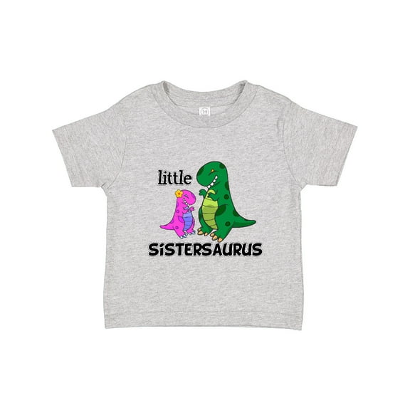 Inktastic Little Sistersaurus Girls Baby T-Shirt