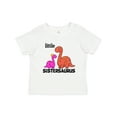 thumbnail image 1 of Inktastic Little Sistersaurus Girls Baby T-Shirt, 1 of 5