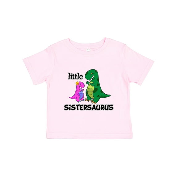 Inktastic Little Sistersaurus Girls Baby T-Shirt