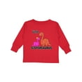 thumbnail image 1 of Inktastic Little Sistersaurus Girls Long Sleeve Toddler T-Shirt, 1 of 5