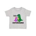 thumbnail image 1 of Inktastic Little Sistersaurus Girls Toddler T-Shirt, 1 of 5