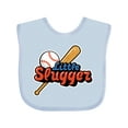 thumbnail image 1 of Inktastic Little Slugger Boys or Girls Baby Bib, 1 of 4