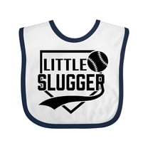 Inktastic Little Slugger Boys or Girls Baby Bib