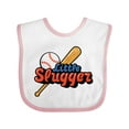 thumbnail image 1 of Inktastic Little Slugger Boys or Girls Baby Bib, 1 of 4