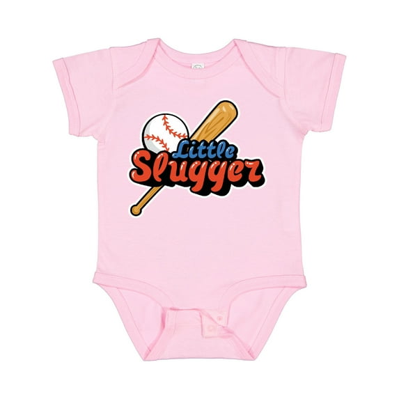 Inktastic Little Slugger Boys or Girls Baby Bodysuit