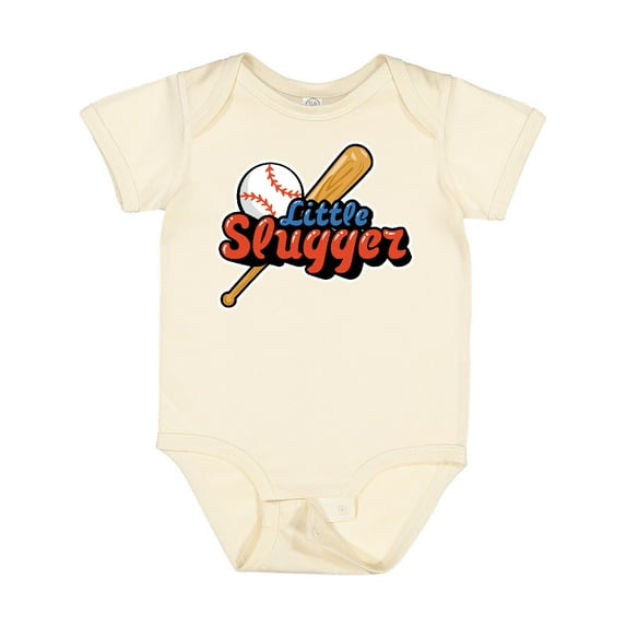 Inktastic Little Slugger Boys or Girls Baby Bodysuit