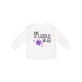 thumbnail image 1 of Inktastic Little Snuggle Bug Purple Beetle Boys or Girls Long Sleeve Toddler T-Shirt, 1 of 5
