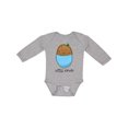 thumbnail image 1 of Inktastic Little Spud Blue Boys or Girls Long Sleeve Baby Bodysuit, 1 of 5