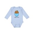 thumbnail image 1 of Inktastic Little Spud Blue Boys or Girls Long Sleeve Baby Bodysuit, 1 of 5