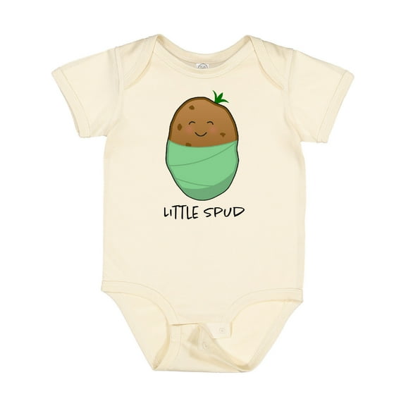 Inktastic Little Spud Green Boys or Girls Baby Bodysuit