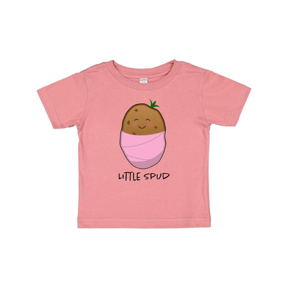 Inktastic Little Spud Pink Boys or Girls Baby T-Shirt