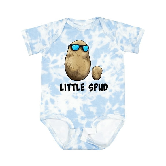 Inktastic Little Spud Potato Father and Child Boys or Girls Baby Bodysuit