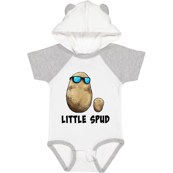 Inktastic Little Spud Potato Father and Child Boys or Girls Baby Bodysuit