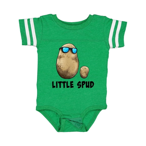 Inktastic Little Spud Potato Father and Child Boys or Girls Baby Bodysuit
