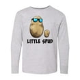 thumbnail image 1 of Inktastic Little Spud Potato Father and Child Long Sleeve Youth T-Shirt, 1 of 5