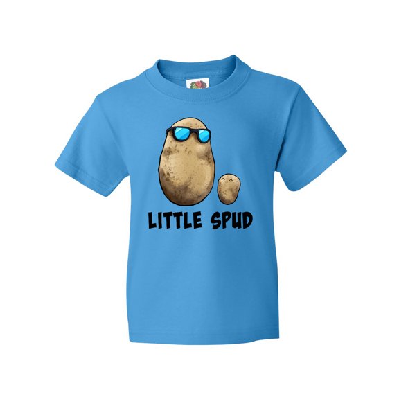Inktastic Little Spud Potato Father and Child Youth T-Shirt