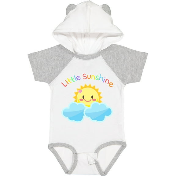 Inktastic Little Sunshine- Cute Sun Rainbow Letters Boys or Girls Baby Bodysuit