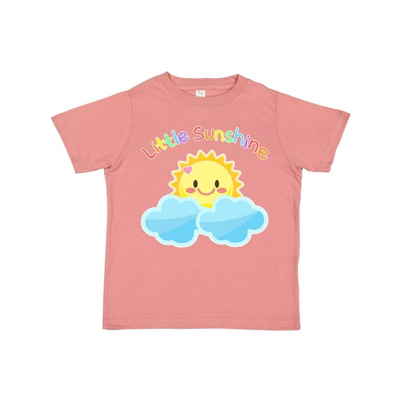 Inktastic Little Sunshine Cute Sun Rainbow Letters Boys or Girls Toddler T-Shirt