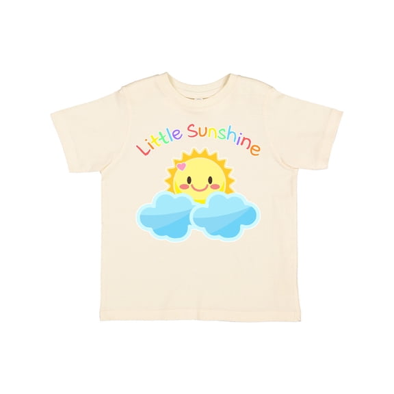 Inktastic Little Sunshine Cute Sun Rainbow Letters Boys or Girls Toddler T-Shirt