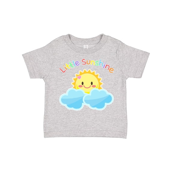 Inktastic Little Sunshine Cute Sun Rainbow Letters Boys or Girls Toddler T-Shirt