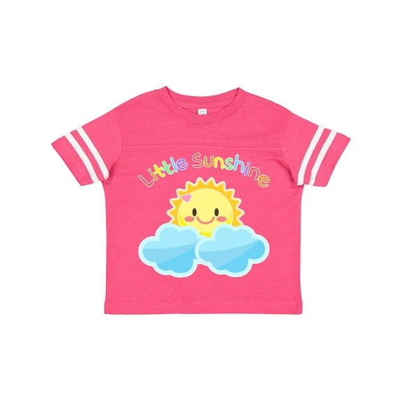 Inktastic Little Sunshine Cute Sun Rainbow Letters Boys or Girls Toddler T-Shirt