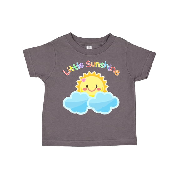 Inktastic Little Sunshine Cute Sun Rainbow Letters Boys or Girls Toddler T-Shirt