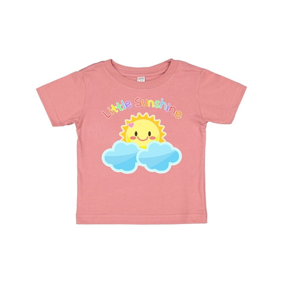 Inktastic Little Sunshine- cute sun rainbow letters Boys or Girls Baby T-Shirt
