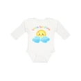 thumbnail image 1 of Inktastic Little Sunshine- cute sun rainbow letters Boys or Girls Long Sleeve Baby Bodysuit, 1 of 5