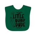 thumbnail image 1 of Inktastic Little Surf Dude with Surfboard Boys Baby Bib, 1 of 4