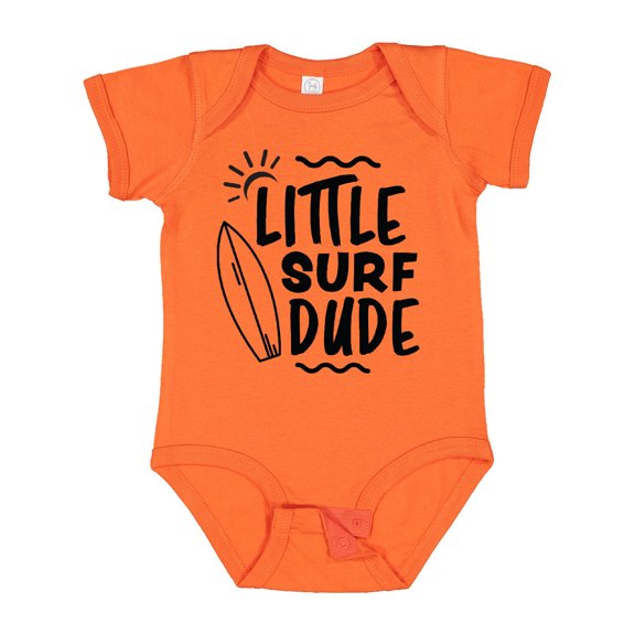 Inktastic Little Surf Dude with Surfboard Boys Baby Bodysuit