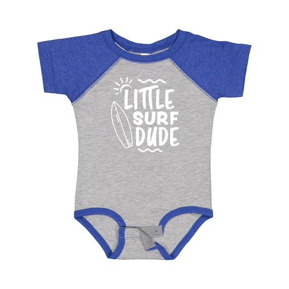 Inktastic Little Surf Dude with Surfboard Boys Baby Bodysuit