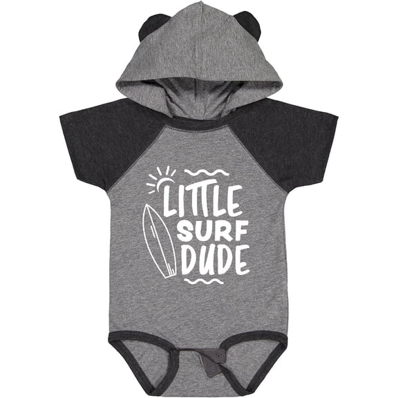 Inktastic Little Surf Dude with Surfboard Boys Baby Bodysuit