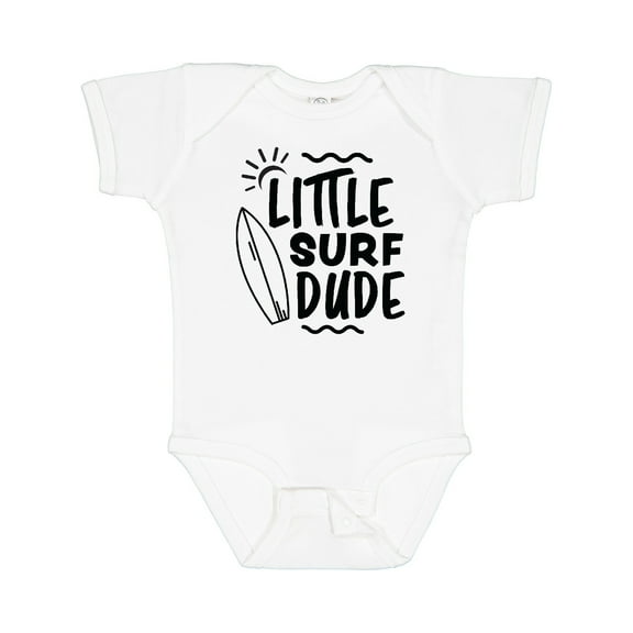 Inktastic Little Surf Dude with Surfboard Boys Baby Bodysuit