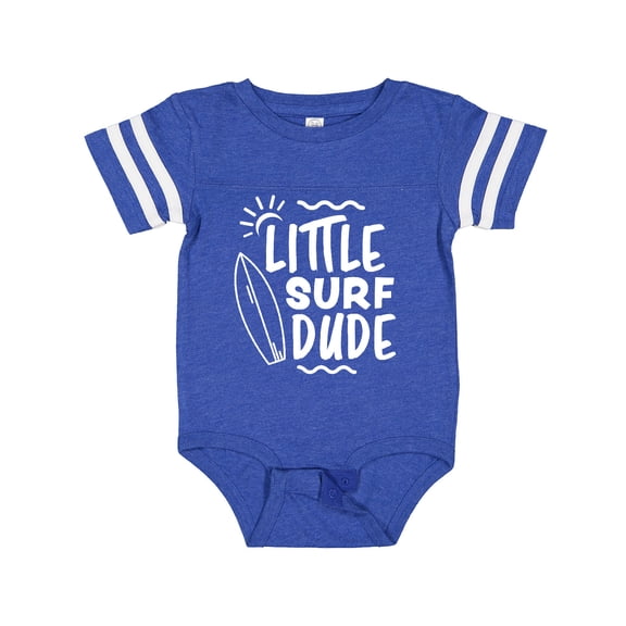 Inktastic Little Surf Dude with Surfboard Boys Baby Bodysuit