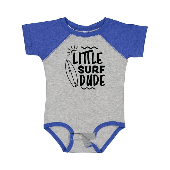 Inktastic Little Surf Dude with Surfboard Boys Baby Bodysuit