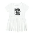 thumbnail image 1 of Inktastic Little Surf Girl with Surfboard Girls Baby Dress, 1 of 5