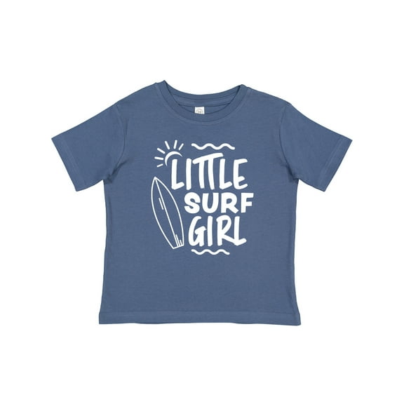 Inktastic Little Surf Girl with Surfboard Girls Baby T-Shirt