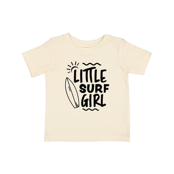Inktastic Little Surf Girl with Surfboard Girls Baby T-Shirt