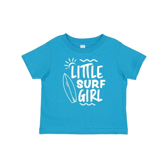 Inktastic Little Surf Girl with Surfboard Girls Baby T-Shirt