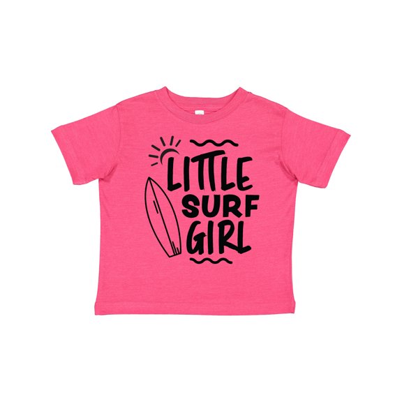 Inktastic Little Surf Girl with Surfboard Girls Toddler T-Shirt