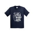 thumbnail image 1 of Inktastic Little Surf Girl with Surfboard Youth T-Shirt, 1 of 5