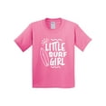 thumbnail image 1 of Inktastic Little Surf Girl with Surfboard Youth T-Shirt, 1 of 5