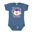 thumbnail image 1 of Inktastic Little Teapot Cute Teapot with Butterflies Boys or Girls Baby Bodysuit, 1 of 5