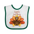 thumbnail image 1 of Inktastic Little Turkey Boys or Girls Baby Bib, 1 of 4