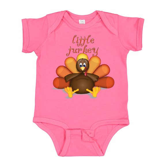 Inktastic Little Turkey Boys or Girls Baby Bodysuit